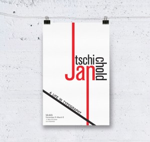 Jan Tschichold Exhibition Graphics