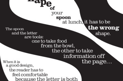 Shape of a Spoon – Concrete Poetry
