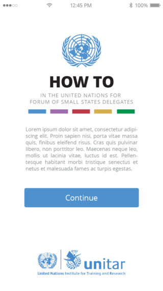 UN “HOW TO” App