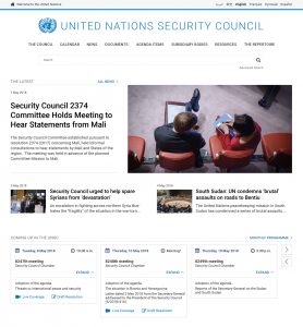 UN Security Council Website